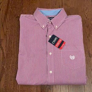 Men’s Chaps Plaid Longsleeve Dress Shirt